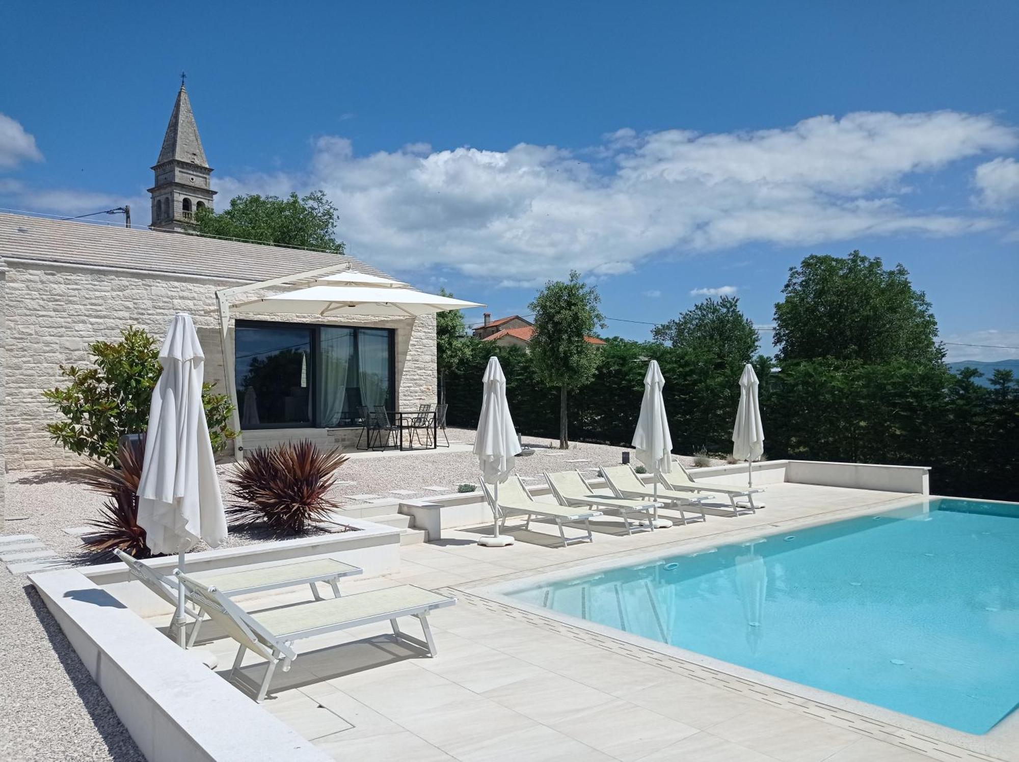 Vila Terra Histria - Boutique Stone House Oprtalj Exteriér fotografie